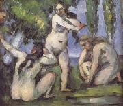 Paul Cezanne Three Bathers (mk06) oil painting on canvas